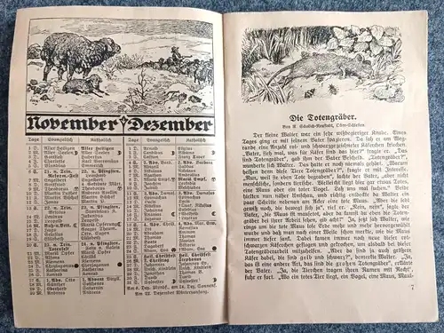 Original Deutscher Tierschutz Kalender 1927 Heft 44. Jahrgang Tierschutzkalender