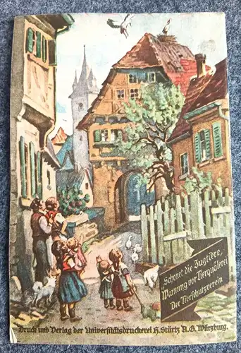 Original Deutscher Tierschutz Kalender 1927 Heft 44. Jahrgang Tierschutzkalender