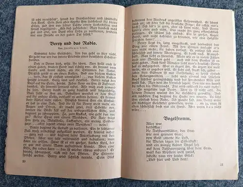 Deutscher Tierschutz Kalender 1931 Heft 8. Jahrgang alter Tierschutzkalender