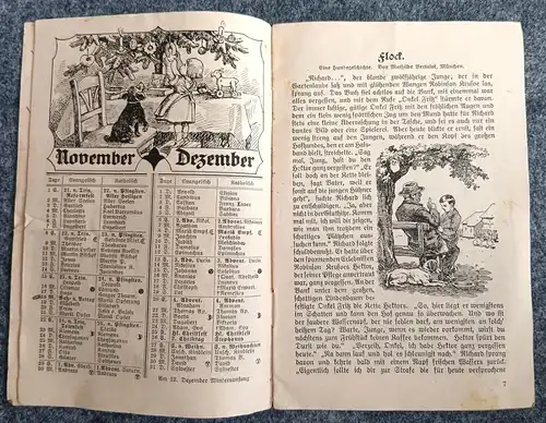 Original Tierschutz Kalender von 1925 Heft 42. Jahrgang