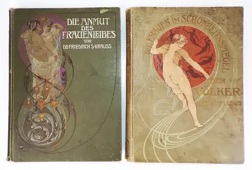 Krauss 2 Bücher Die Anmut des Frauenleibes Die Frauen im Schönheitsspiegel