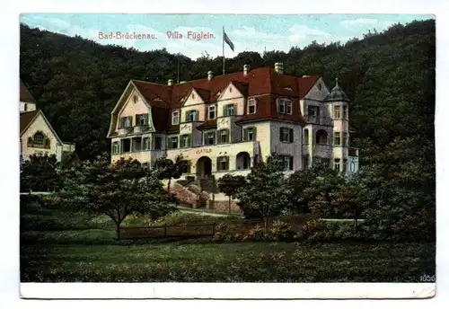 Ak Bad Brückenhau Villa Füglein Bayern