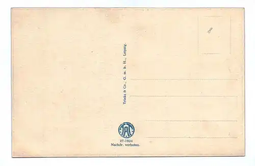 Ak Teplitz Schönau Partie im Schloßgarten 1924 Teplice Tschechien Böhmen