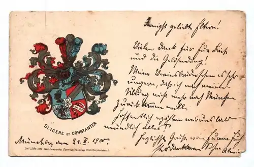 Studentika Ak München 1900