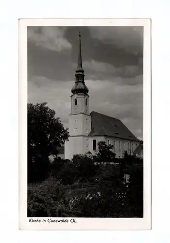 Ak Foto Kirche in Cunewalde OL