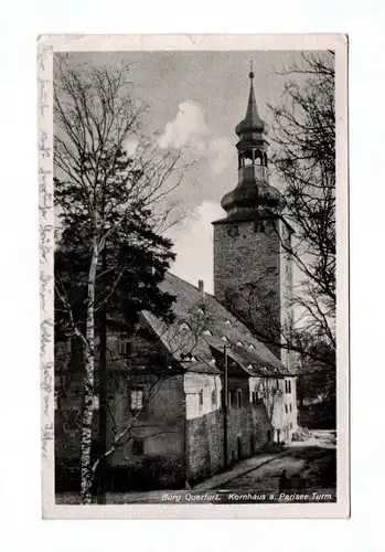 Ak Burg Querfurt Kornhaus am Pariser Turm DD 1952 Die Brunsburg