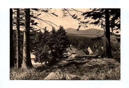 Ak Luftkurort Schierke Harz Wurmbergblick DDR 1963