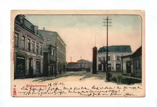 Ak Süderbrarup 1902 Häuser Stadt