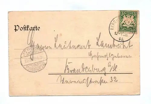 Ak Berchtesgaden von der Villa Eldorosa 1905