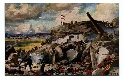 Ak Verdun Erstürmung von Fort Douaumont