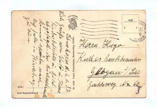 Ak Riesengebirge Schneekoppe Schlesierhaus und Riesenbaude 1937