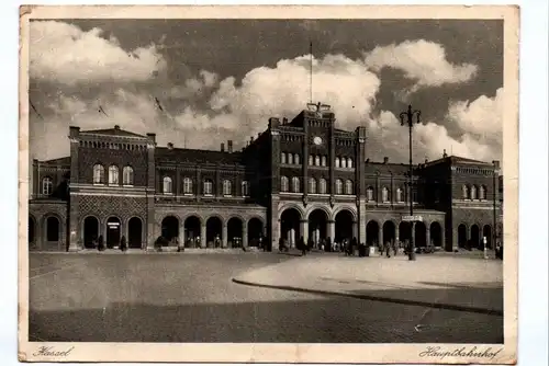 Ak Kassel Hauptbahnhof Gebäude