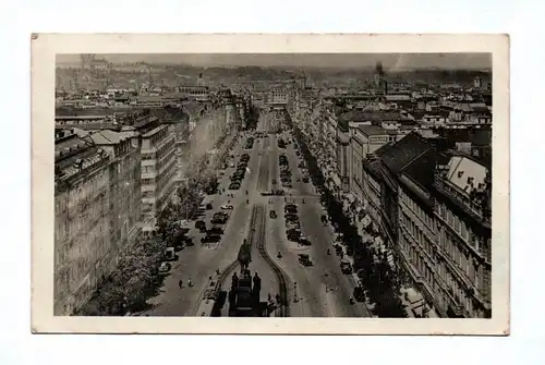 Ak Prag Wenzelsplatz