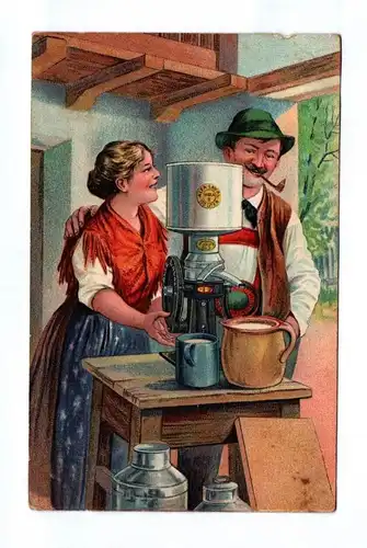 Reklame Ak um 1910 Alfa Laval Seperator Berein Landwirtschaft