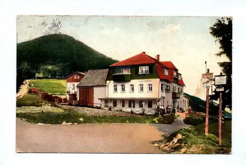 Ak Baude Rübezahl Waltersdorf in Sachsen 1915
