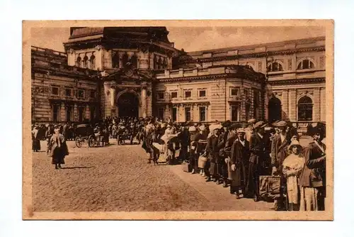 Ak Narkow Hauptbahnhof Charkiw Ukraine Feldpostkarte