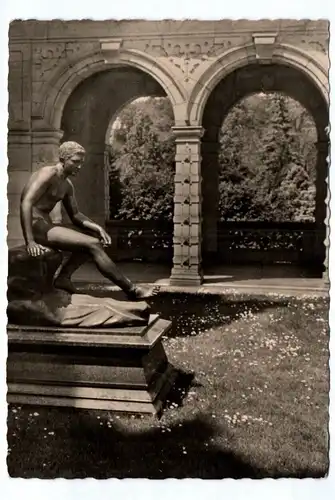 Ak Schloß Altenstein bei Bad Liebenstein Handwerkererholungsheim 1959 DDR