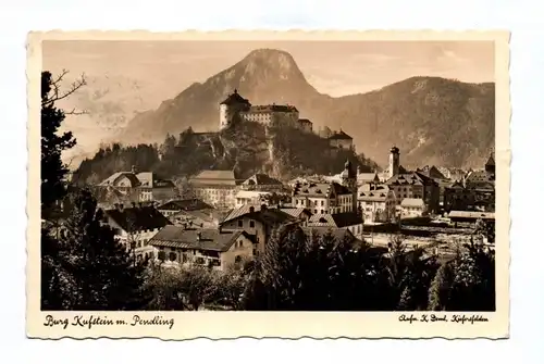 Ak Burg Kufstein mit Pendling 1939 Österreich