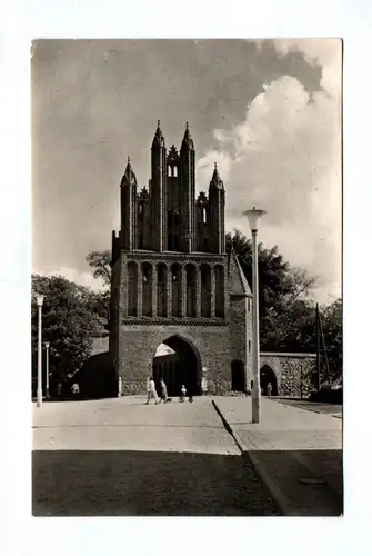 Ak Neubrandenburg Friedländer Tor DDR 1961