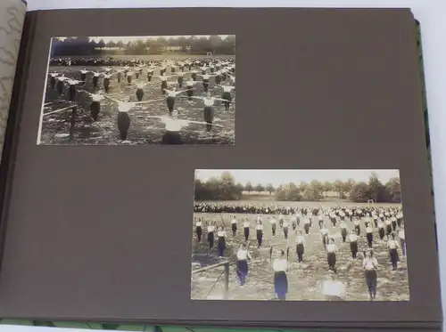 Altes Fotoalbum ab 1926 Thüringen Fahrt Oybin Sportfest Hirschfelde