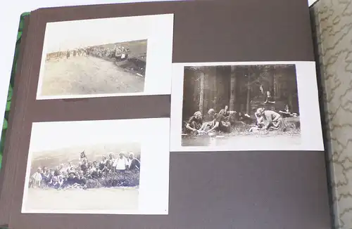 Altes Fotoalbum ab 1926 Thüringen Fahrt Oybin Sportfest Hirschfelde