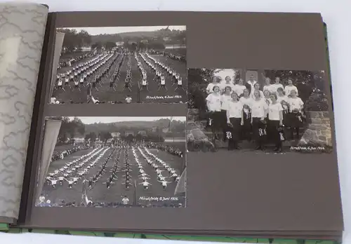 Altes Fotoalbum ab 1926 Thüringen Fahrt Oybin Sportfest Hirschfelde