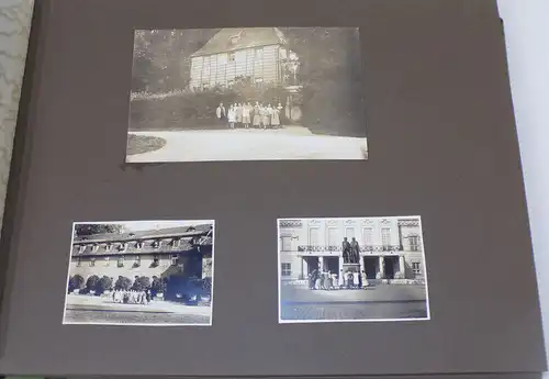 Altes Fotoalbum ab 1926 Thüringen Fahrt Oybin Sportfest Hirschfelde