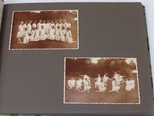 Altes Fotoalbum ab 1926 Thüringen Fahrt Oybin Sportfest Hirschfelde