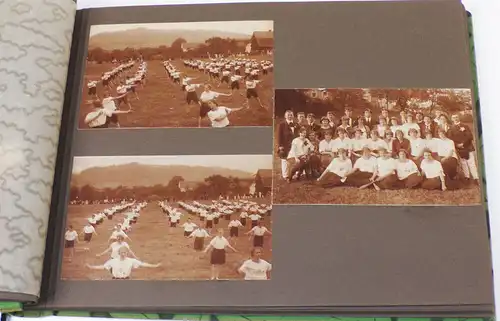 Altes Fotoalbum ab 1926 Thüringen Fahrt Oybin Sportfest Hirschfelde