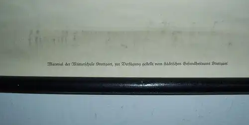 2 x Lehrkarte Mütterschule Stuttgart Hugo Unger Weibliche Organe vor 1945