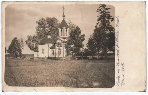 Foto Ak Kowel Kirche Holoby Wolhynien Ukraine 1917