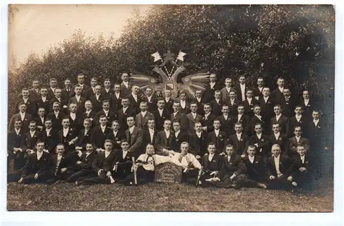 Foto Ak Bertsdorf Oberlausitz Jugendverein Cerevisia 1919