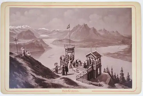 Schweiz Foto Rigi Känzli Swiss photo 1890er Luzern
