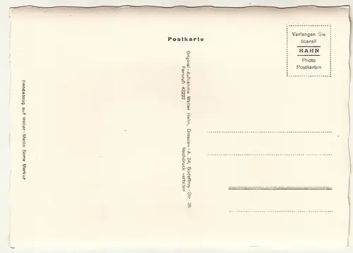 Ak Hahn 12624 Dresden Gesamtansicht von Osten