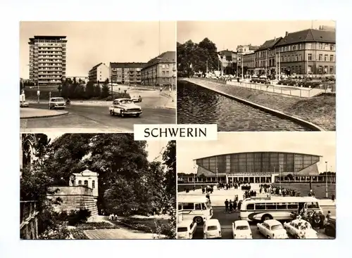 Ak Schwerin Werner Seelenbinder Straße Am Pfaffenteich 1971