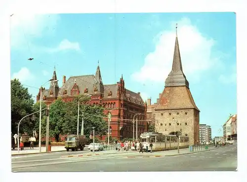 Ak Rostock Steintor 1983 DDR