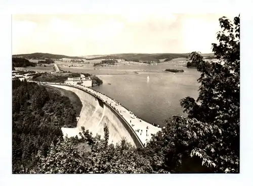 Ak Talsperre Pöhl bei Plauen Vogtland DDR 1974