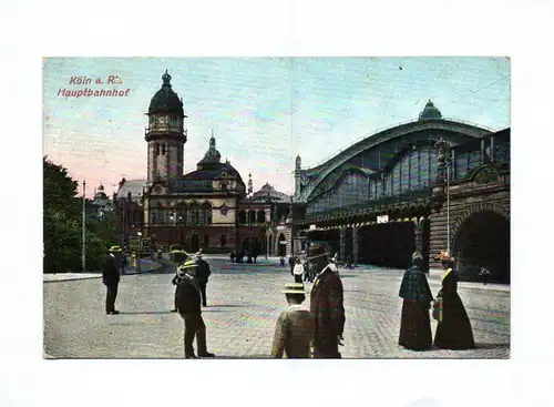 Ak Köln am Hauptbahnhof
