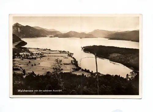 Ak Walchensee von der schönen Aussicht