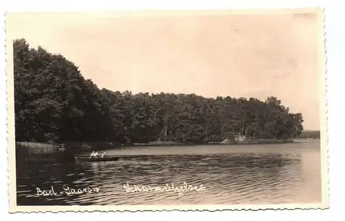 Foto Bad Saarow Scharmützelsee 1950er Bootsfahrer