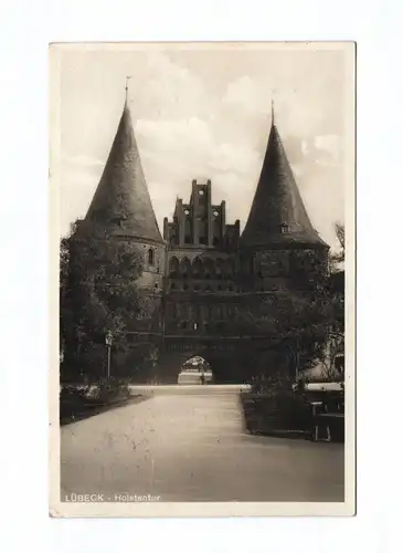 Ak Lübeck Holstentor 1930