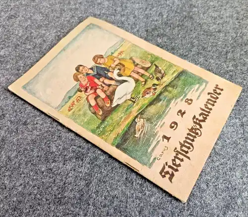 Tierschutz Kalender Original 1928 Heft Berliner Tierschutz Verein alter Kalender