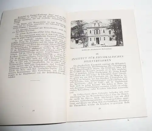 5 Reise Broschüren Bad Trentschin - Teplitz Slowakei 1928/29 Trenčianske Teplice