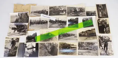 Fotos Tagebau Hagenwerder 1960er DDR Bergbau Technik Werkbahn E-Lok