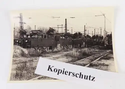 Fotos Tagebau Hagenwerder 1960er DDR Bergbau Technik Werkbahn E-Lok