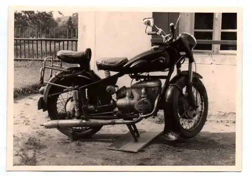 2 x Foto MZ Motorrad Oldtimer DDR motorcycle Görlitz