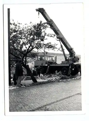 5 x Foto Trabant Unfall Trabi ADK125 Kran DDR Oldtimer 