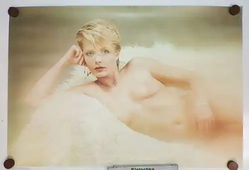 DDR Poster Akt schwebend nackte Frau Erotik full naked