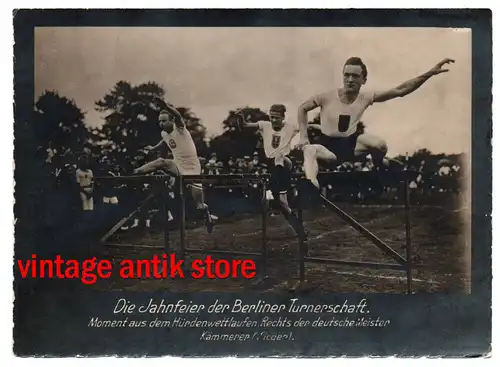Foto Jahnfeier Berlin Turnerschaft deutscher Meister Kämmerer Sport 1920er