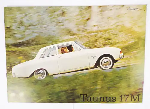 Ford Taunus 17M Prospekt Oldtimer 